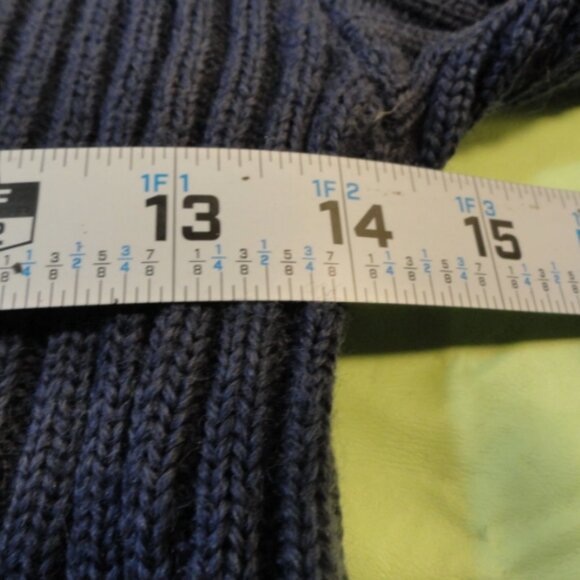 AUTHORIZED US AIR FORCE sz32/34 BRIGADE WOOLY PULLY SWEATER 100% AF BLUE LD 6496 - Picture 6 of 11